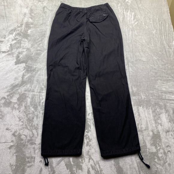 Tna Black Cargo Jogger Pants Drawstring Waist Cargo Pockets Elastic Cuffs XS - Picture 8 of 9